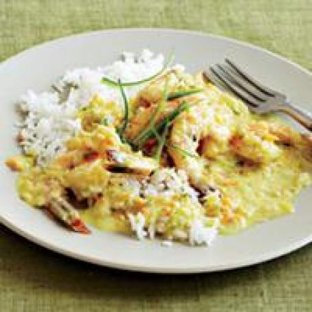 Shrimp in Coconut Curry