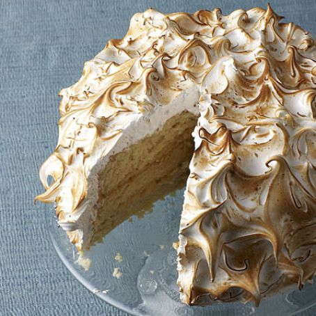 Outrageous Coconut-Cream Meringue Cake