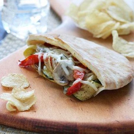 Roasted Veggie Pitas