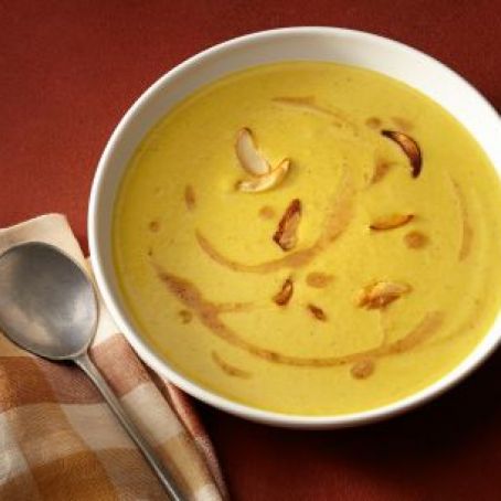 Curried Corn Soup with Ginger