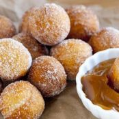 Salted Caramel Doughnut Holes