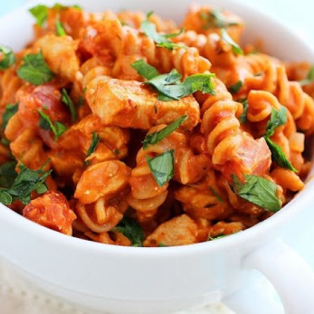 Creamy Italian Chicken & Pasta Skillet