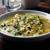 Leek, Turnip and Rice Soup
