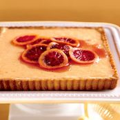 Fresh Orange Tart with Hazelnut Crust