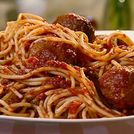Spaghetti and Meatballs alla Nonna
