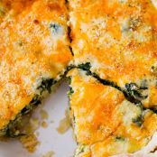 Cheesey Spinach Quiche