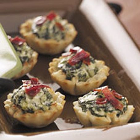 2009 Spinach Bacon Tartlets