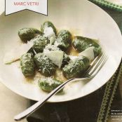 Spinach Gnocchi with Shaved Ricotta Salata