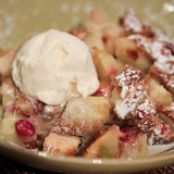 Clinton Kelly's Apple Cranberry Cobbler
