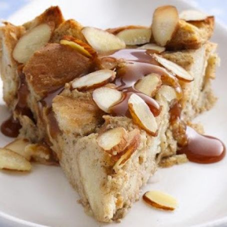 Apple and Caramel Bread Pudding