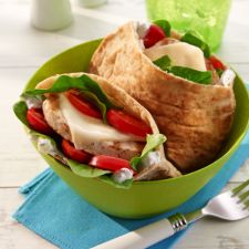 Liz's turkey pita sandwich