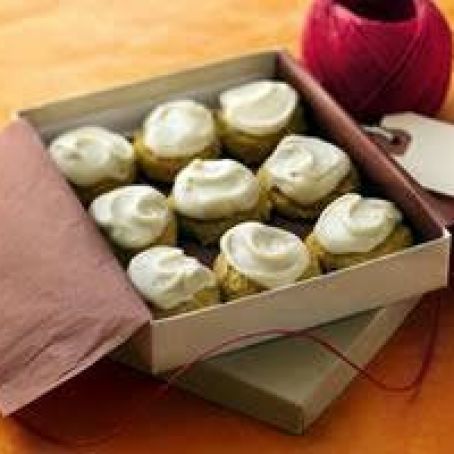 Pumpkin Cookies with Penuche Frosting