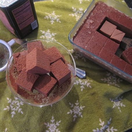 squares - Healthy Hot Chocolate Squares