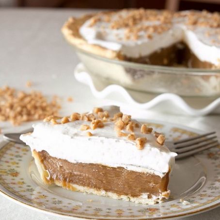 Butterscotch Pie with Whipped Cream