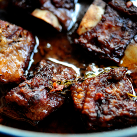Short Ribs, Wine Braised