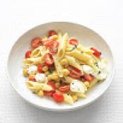 Penne with Grape Tomatoes and Mozzarella
