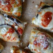 Eggplant Marinara Flat Bread
