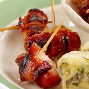 Sugared Bacon-Wrapped Smokies