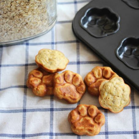 Peanut Butter Banana Dog Treats
