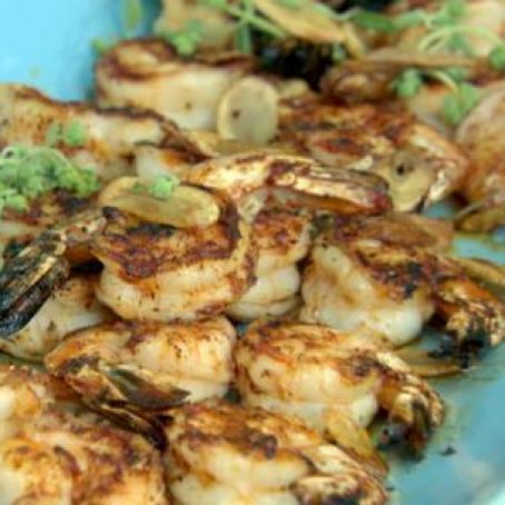 GRILLED SHRIMP WITH GARLIC (GAMBAS AL AJILLO)