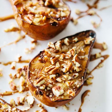 Grilled Pears with Cinnamon Drizzle