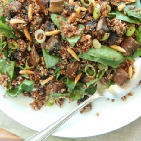 Roasted Mushroom Quinoa