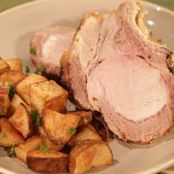 PORK LOIN WITH SUPER-CRISP ROASTED POTATOES