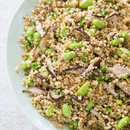 Grains - Quinoa w/Shitakes, Edamame & Ginger