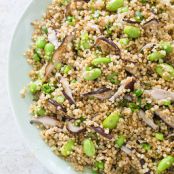 Grains - Quinoa w/Shitakes, Edamame & Ginger