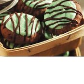 Chocolate Peppermint Shortbread Cookies