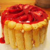 Pêche-Framboise Charlotte