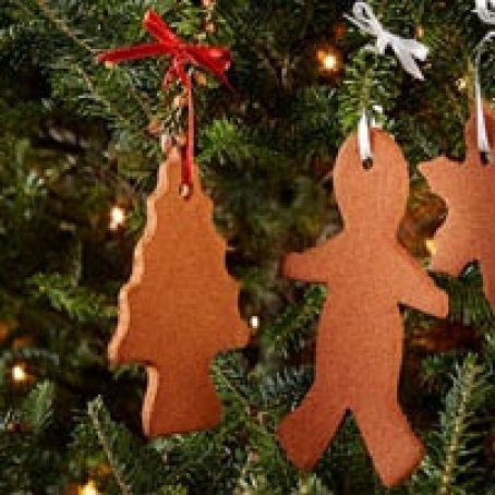Cookie Cutter Cinnamon Ornaments