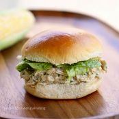 Crockpot Chicken Caesar Sandwiches