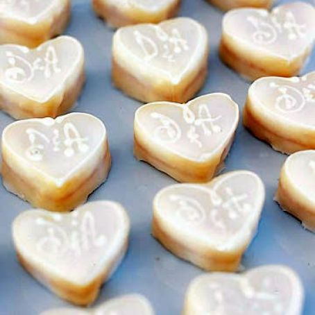 Heart Shaped Petite Fours