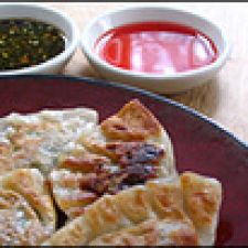 Pork and leek dumplings