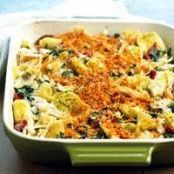 Chicken Florentine Artichoke Bake