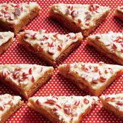 White Chocolate-Peppermint Blondies