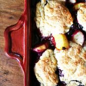 Peach-Blueberry Cobbler