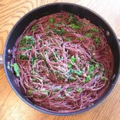 Meals (Red Wine Spaghetti with Broccoli Rabe)