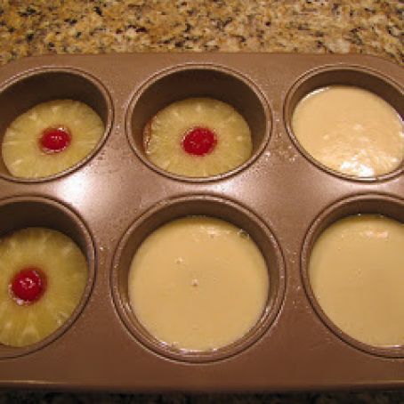 Mini Pineapple Upside Down Cake