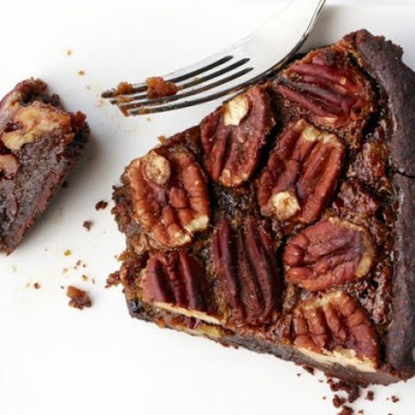 Chocolate-Toffee Pecan Tart (Food Network Mag)