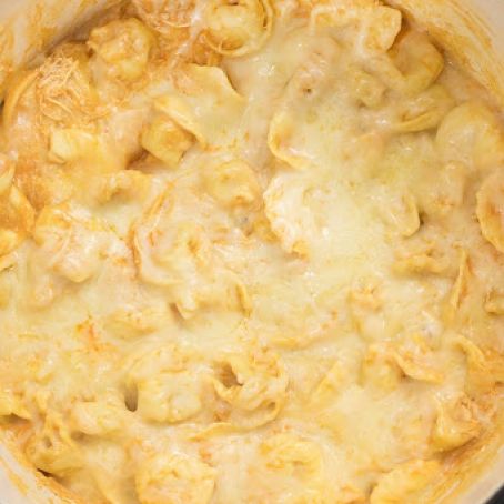 ONE POT BUFFALO CHICKEN-TORTELINI