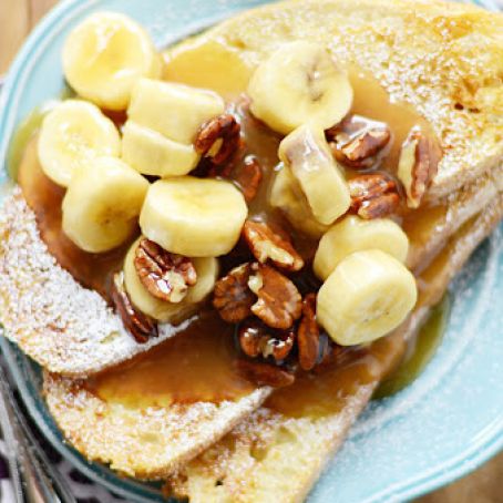Bananas Foster French Toast