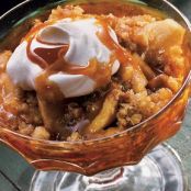 Caramel Apple and Pear Crisp