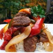 Slow Cooker Pepper Steak