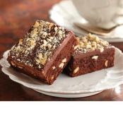 Frosted Cashew Brownies