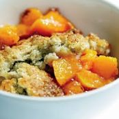 Peach Lavender Cobbler