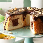 Chocolate-Filled Angel Food Cake Recipe