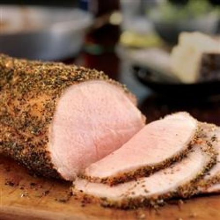 Pork Tenderloin with Herbed Pepper Rub