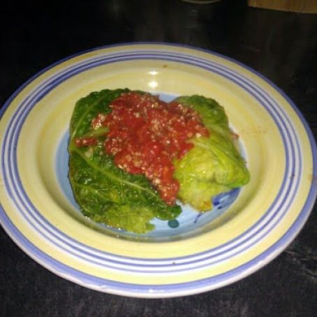 Mediterranean Couscous Cabbage Rolls